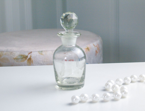 Декоративный флакон ФИАЛА, стеклянный, 12 см