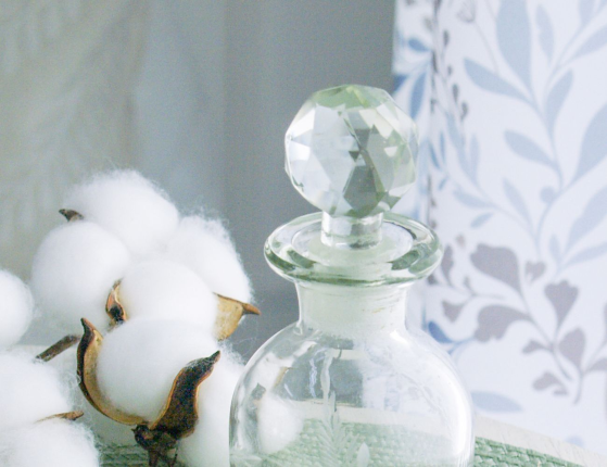 Декоративный флакон ФИАЛА, стеклянный, 12 см