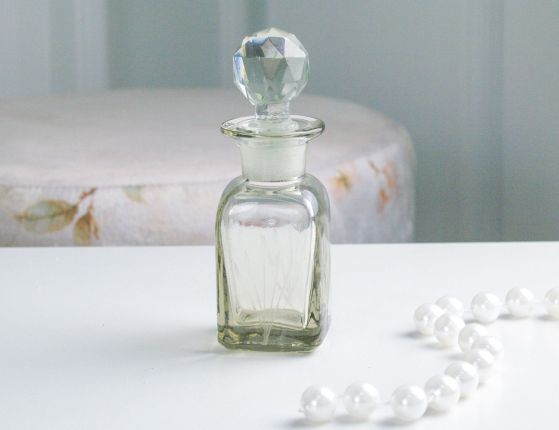 Декоративный флакон ФИАЛА, стеклянный, 12 см