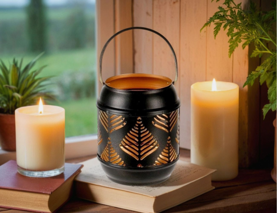 Подсвечник-фонарь АРИФ, металл, 9х8 см