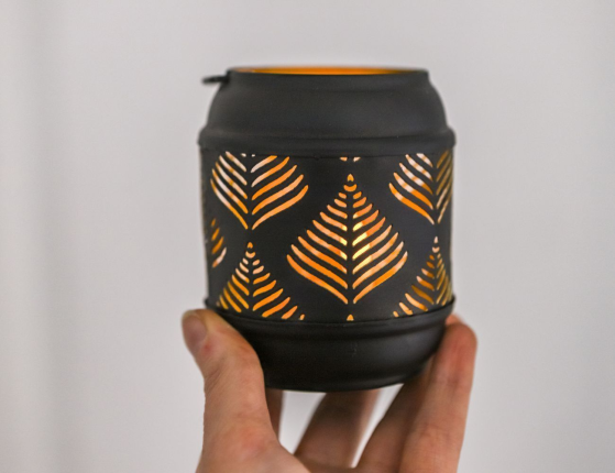 Подсвечник-фонарь АРИФ, металл, 9х8 см