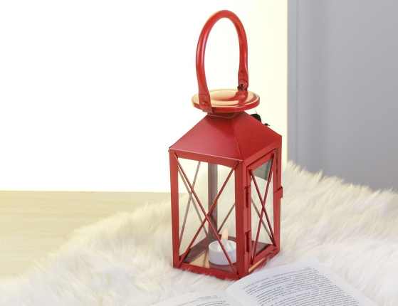 Подсвечник-фонарь ГАВР, металл, 23 см