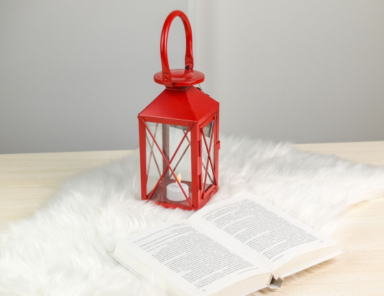 Подсвечник-фонарь ГАВР, металл, 23 см