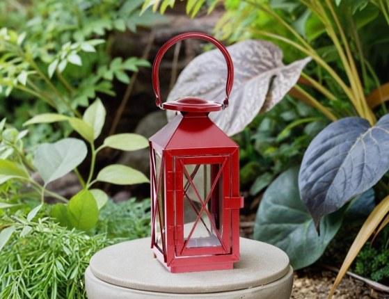 Подсвечник-фонарь ГАВР, металл, 23 см