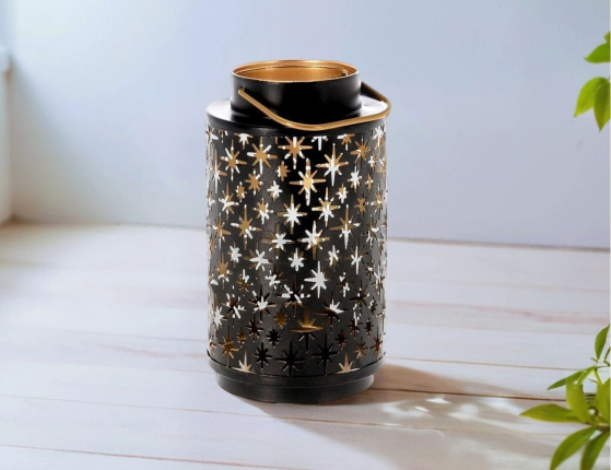 Подсвечник-фонарь ЛАММЕ, металл, 16 см