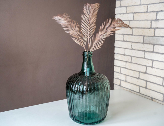 Декоративная бутыль ИММЕНС, стекло, серый, 8 л