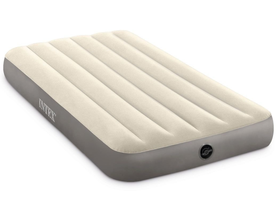 Односпальный надувной матрас Intex Deluxe Single-High Airbed (Twin), 99х191х25 см