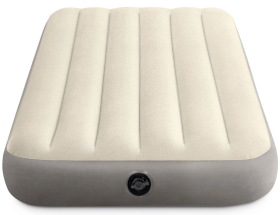 Односпальный надувной матрас Intex Deluxe Single-High Airbed (Twin), 99х191х25 см