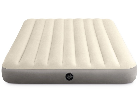Двуспальный надувной матрас Intex Deluxe Single-High Airbed (Queen), 152х203х25 см