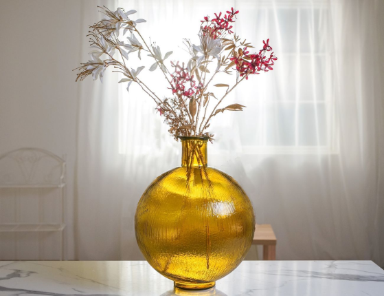 Декоративная ваза ЧЕРИТТ, стекло, 42 см