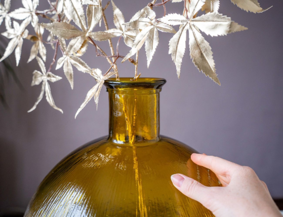 Декоративная ваза ЧЕРИТТ, стекло, 42 см