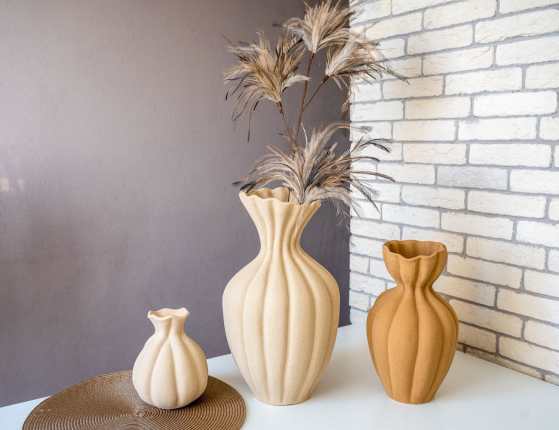 Декоративная ваза ДЖОГЛИ, керамика, 30 см