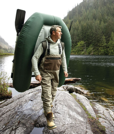 Надувная лодка для рыбалки Intex одноместная Big Catch Pro с веслами и насосом, 165х119х38 см