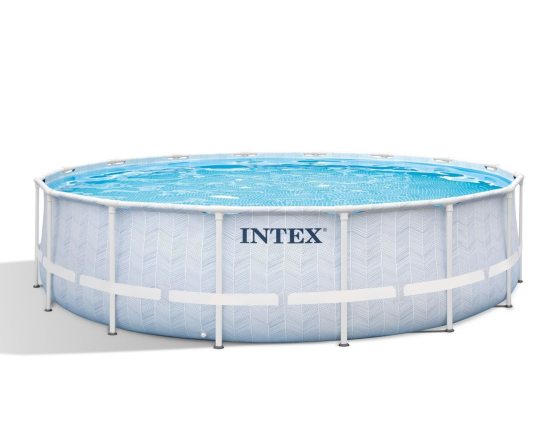 Бассейн каркасный Intex Chevron Prism Frame Pool, 488 х 122 см + фильтр-насос + аксессуары