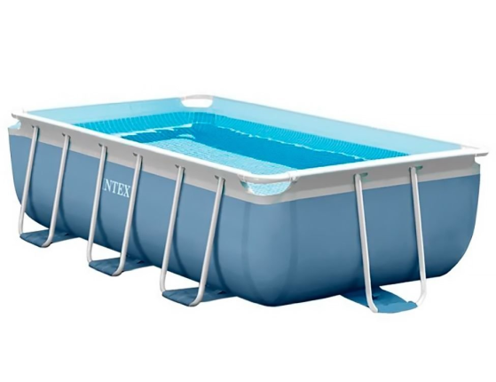   Intex Rectangular Prism Frame Pool, 30017580  + - + 