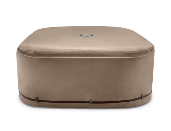 Надувное джакузи Intex PureSpa Chevron Deluxe с аэромассажем и хлоргенератором, 175х71 см