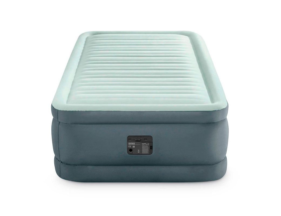 Надувная кровать Intex Premaire Elevated Airbed (Twin), 99х191х46 см, со встроенным насосом 220V