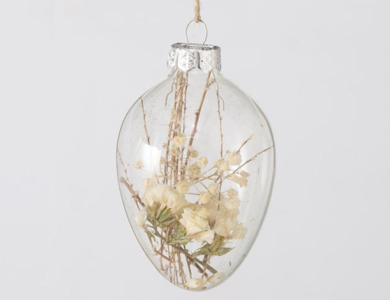 Набор подвесных украшений В ОБЪЯТИЯХ ТЕПЛА, стекло, 9 см, 4 шт.