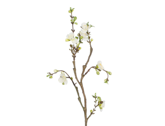 Искусственная ветка ВЕСЕННЯЯ ВИШНЯ, пластик, 62 см