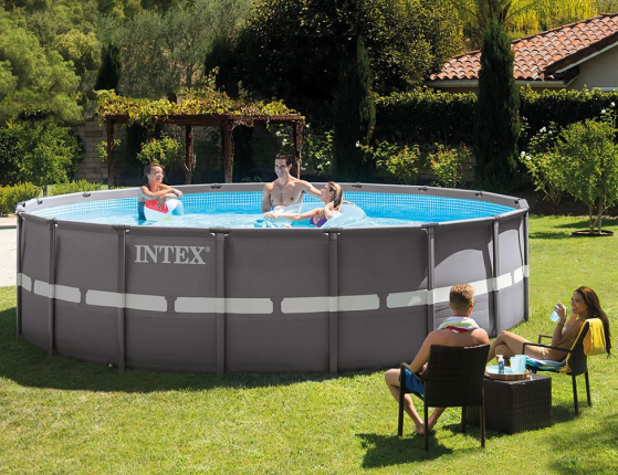   Intex Ultra-Frame Pool, 488122 + - () + 