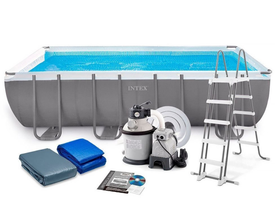   Intex Rectangular Ultra Frame Pool, 549274132  + - () + 
