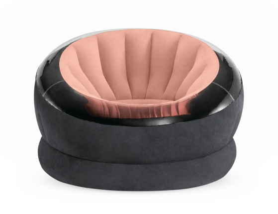 Надувное кресло Intex Empire Chair розовое, 112х109х69 см