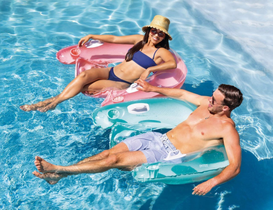 Плавающее надувное кресло Sit'n Float бирюзовое 147х99см