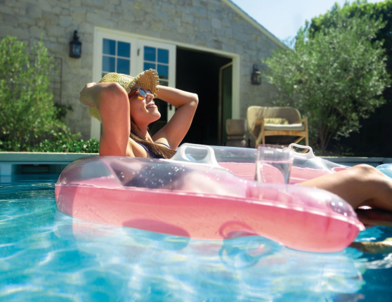 Плавающее надувное кресло Sit'n Float розовое 147х99см
