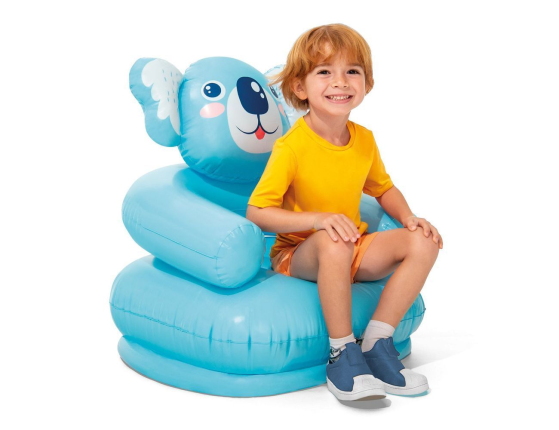 Детское надувное кресло Intex Веселые животные Коала, 66х64х71 см, 3-8 лет