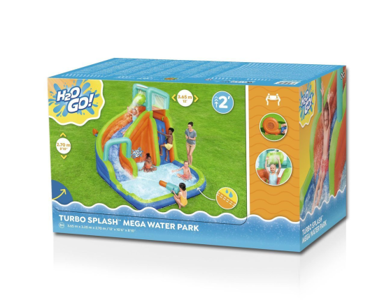 Надувной игровой центр-аквапарк Bestway Turbo Splash, 365x320x270 см