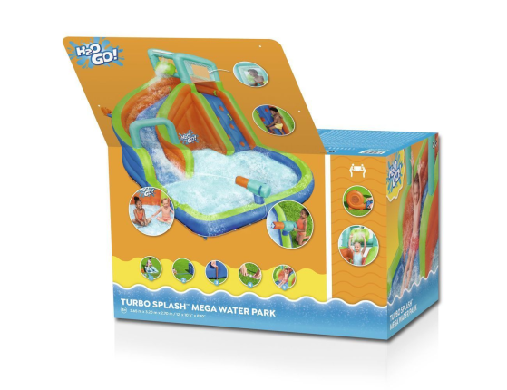 Надувной игровой центр-аквапарк Bestway Turbo Splash, 365x320x270 см