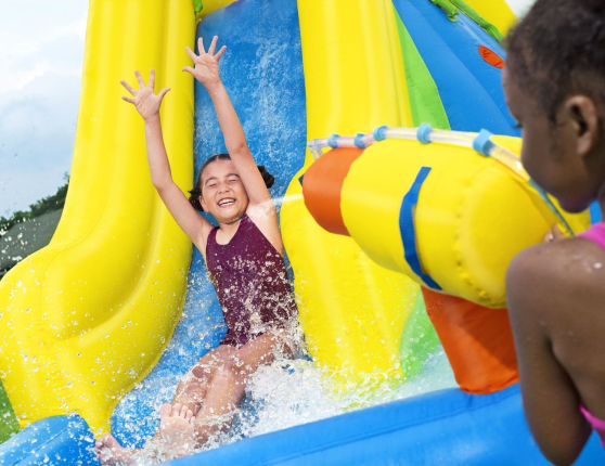 Надувной игровой центр-аквапарк Bestway Mount Splashblast, 435x286x267 см