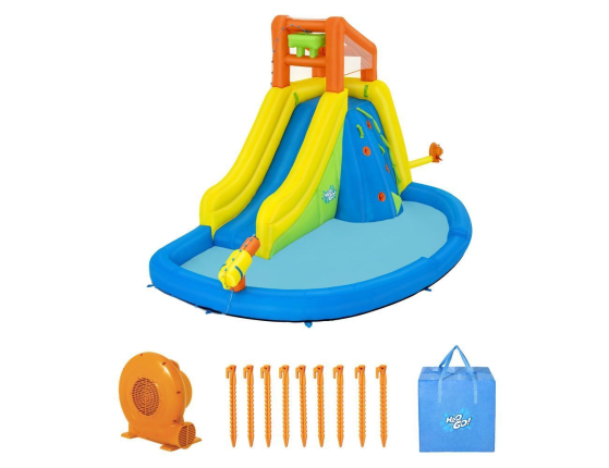Надувной игровой центр-аквапарк Bestway Mount Splashblast, 435x286x267 см