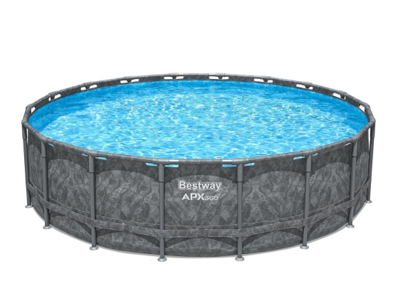 Бассейн каркасный Bestway APX 365, 549 х 132 см + песочный фильтр-насос + аксессуары