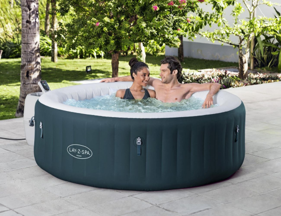 Надувной СПА бассейн Bestway LAY-Z-SPA Miami с аэромассажем, 196 x 66см