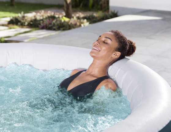 Надувной СПА бассейн Bestway LAY-Z-SPA Miami с аэромассажем, 196 x 66см