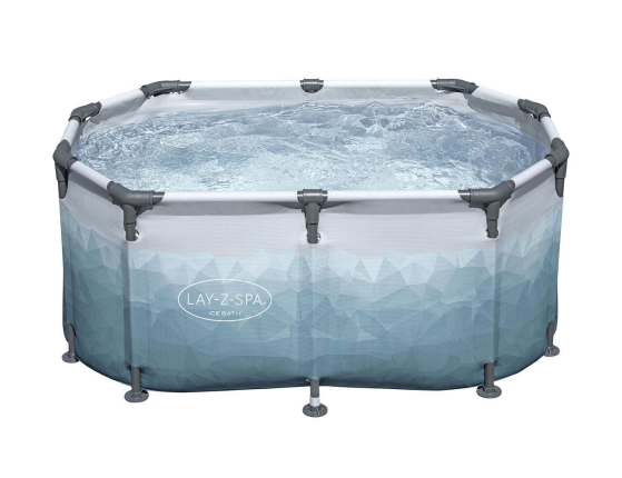 Ледяная купель Bestway Glacial dip, 150x90х65 см + фильтр-насос + тент