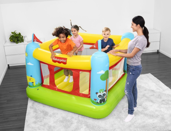 Надувной батут Fisher-Price, 175x173x135 см, от 3 лет, Bestway
