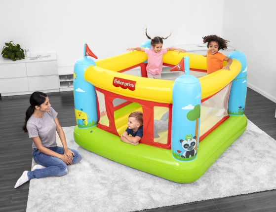 Надувной батут Fisher-Price, 175x173x135 см, от 3 лет, Bestway