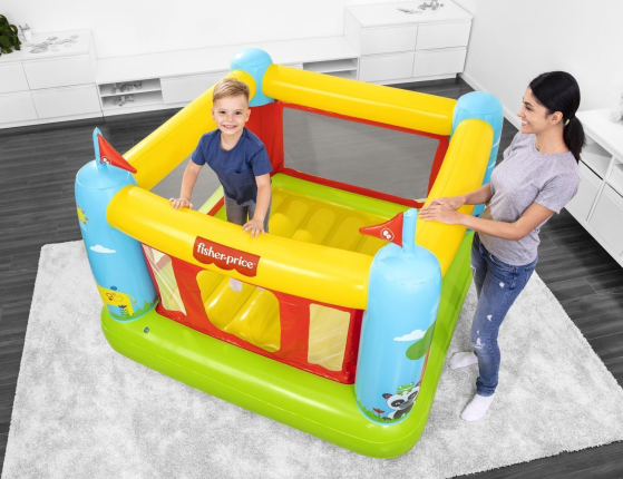 Надувной батут Fisher-Price, 175x173x135 см, от 3 лет, Bestway