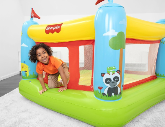 Надувной батут Fisher-Price, 175x173x135 см, от 3 лет, Bestway