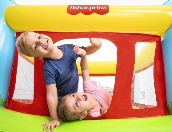 Надувной батут Fisher-Price, 175x173x135 см, от 3 лет, Bestway