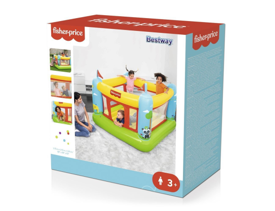 Надувной батут Fisher-Price, 175x173x135 см, от 3 лет, Bestway