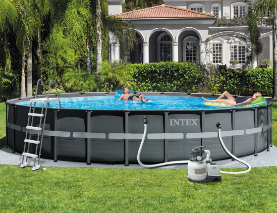 Бассейн каркасный Intex Ultra XTR Frame Pool, 732х132см + песочный фильтр-насос + аксессуары