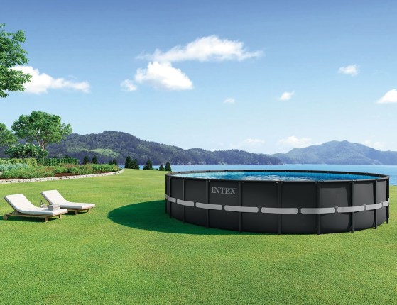 Бассейн каркасный Intex Ultra XTR Frame Pool, 732х132см + песочный фильтр-насос + аксессуары