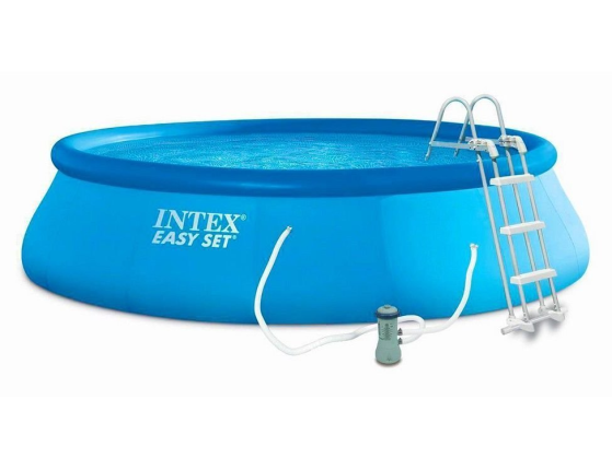 Надувной бассейн INTEX Easy Set Pool, 457х107 см + фильтр-насос + аксессуары