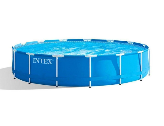   Intex Metal Frame Pool, 457  84  + - + 