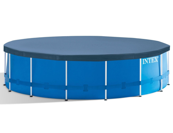 Бассейн каркасный Intex Metal Frame Pool, 457х122 см + фильтр-насос + аксессуары