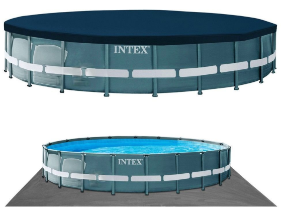 Бассейн каркасный Intex Ultra XTR Frame Pool, 610х122см + песочный фильтр-насос + аксессуары
