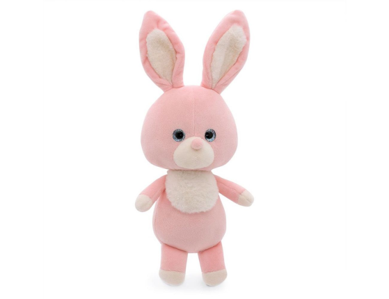 Мягкая игрушка Зайчонок розовый 20 см коллекция Mini Twini